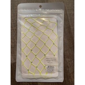 NWT Dolls Kill LEMON ROCKIN' BLING FISHNET TIGHTS